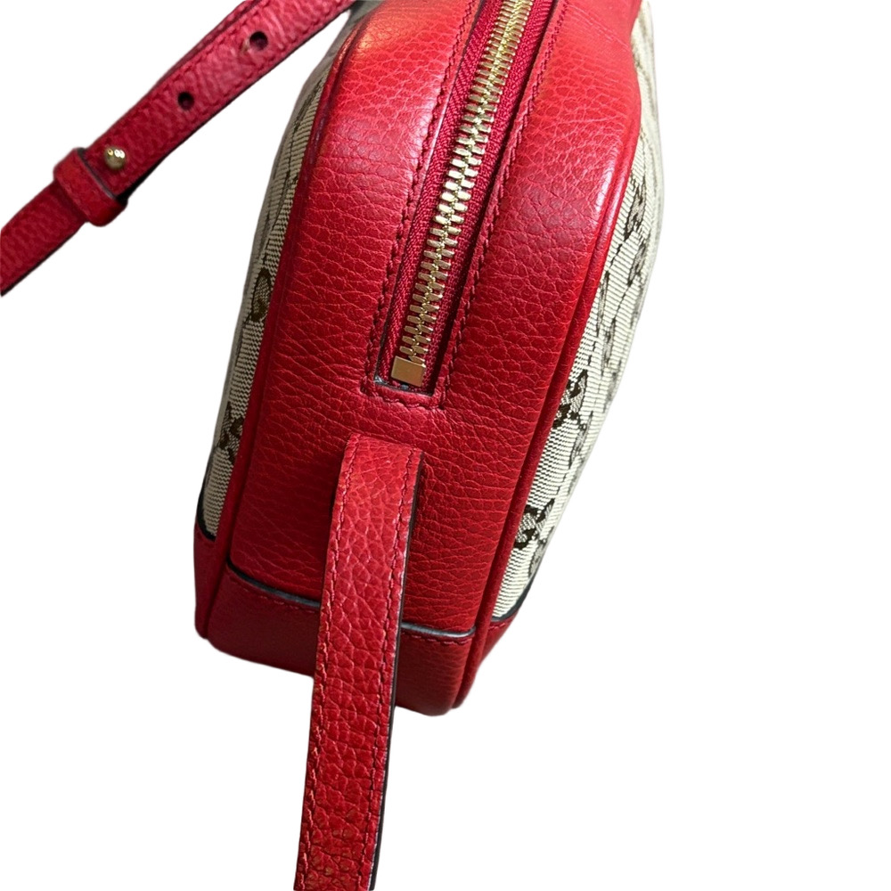 Gucci Bree GG Canvas Camera Crossbody Bag Authentic - Picture 6 of 13